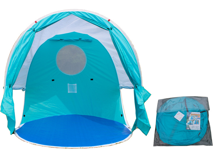 Cheap Goat Tents New design with Door Curtain and Heightening PU Protection Quick Automatic Opening Beach Tent Protable summer beach fishing tent Tents 